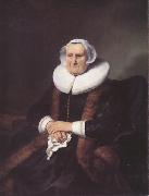 Portrait of Elisabeth Facobsdr.Bas (mk33) Ferdinand bol